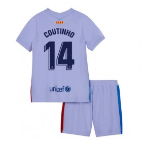 Jalkapallo Pelipaidat FC Barcelona Philippe Coutinho 14 Lasten Kolmaspaita 2021-2022 Lyhythihainen